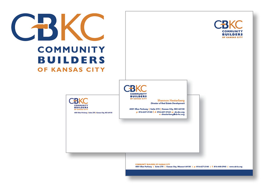 SW Client Community Builders of Kansas City (CBKC) letterhead design - SERVICES INCLUDED: BRANDING • STRATEGIC PLANNING • PUBLIC RELATIONS • DESIGN • DIGITAL